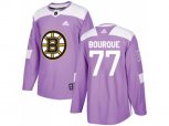 Adidas Boston Bruins #77 Ray Bourque Purple Authentic Fights Cancer Stitched NHL Jersey