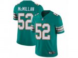 Miami Dolphins #52 Raekwon McMillan Vapor Untouchable Limited Aqua Green Alternate NFL Jersey