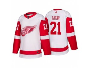 Detroit Red Wings #21 Tomas Tatar White 2017-2018 adidas Hockey Stitched NHL Jersey