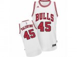 Adidas Chicago Bulls #45 Denzel Valentine Swingman White Home NBA Jersey