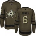 Dallas Stars #6 Julius Honka Premier Green Salute to Service NHL Jersey