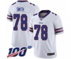 Buffalo Bills #78 Bruce Smith White Vapor Untouchable Limited Player 100th Season Football Jersey