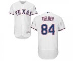 Texas Rangers #84 Prince Fielder White Flexbase Authentic Collection Baseball Jersey