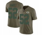 Green Bay Packers #52 Rashan Gary Limited Olive 2017 Salute to Service Football Jersey