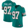 Miami Dolphins #97 Jordan Phillips Aqua Green Alternate Vapor Untouchable Limited Player NFL Jersey