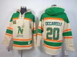 nhl jerseys dallas stars #20 ciccarelli green-cream[pullover hooded sweatshirt]