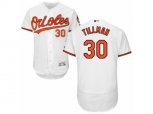 Baltimore Orioles #30 Chris Tillman White Flexbase Authentic Collection MLB Jersey