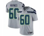 Seattle Seahawks #60 Phil Haynes Grey Alternate Vapor Untouchable Limited Player Football Jersey