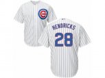 Chicago Cubs #28 Kyle Hendricks Replica White Home Cool Base MLB Jersey