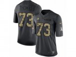 Cleveland Browns #73 Joe Thomas Limited Black 2016 Salute to Service NFL Jersey