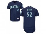 Seattle Mariners #52 Carlos Ruiz Navy Blue Flexbase Authentic Collection MLB Jersey