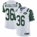 New York Jets #36 Doug Middleton White Vapor Untouchable Limited Player NFL Jersey