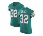 Miami Dolphins #32 Kenyan Drake Aqua Green Alternate Stitched NFL Vapor Untouchable Elite Jersey