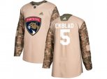 Florida Panthers #5 Aaron Ekblad Camo Authentic Veterans Day Stitched NHL Jersey