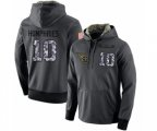 Tennessee Titans #10 Adam Humphries Stitched Black Anthracite Salute to Service Player Performance Hoodie