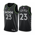 Nike Timberwolves #23 Jarrett Culver Black NBA Swingman 2020-21 City Edition Jersey