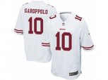 San Francisco 49ers #10 Jimmy Garoppolo Game White NFL Jersey