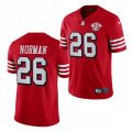 San Francisco 49ers #26 Josh Norman Nike Scarlet Retro 1994 75th Anniversary Throwback Classic Limited Jersey