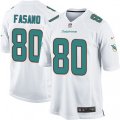 Miami Dolphins #80 Anthony Fasano Game White NFL Jersey