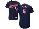Minnesota Twins #6 Tony Oliva Navy Blue Flexbase Authentic Collection MLB Jersey
