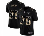 Oakland Raiders #75 Howie Long Black Statue of Liberty Limited Football Jersey