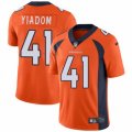 Denver Broncos #41 Isaac Yiadom Orange Team Color Vapor Untouchable Limited Player NFL Jersey