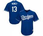 Los Angeles Dodgers #13 Max Muncy Replica Royal Blue Alternate Cool Base MLB Jersey