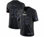 New England Patriots #26 Sony Michel Limited Black Rush Impact NFL Jersey