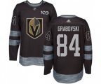 Vegas Golden Knights #84 Mikhail Grabovski Authentic Black 1917-2017 100th Anniversary NHL Jersey