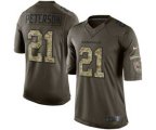 Arizona Cardinals #21 Patrick Peterson army green[nike Limited Salute To Service]