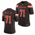 Cleveland Browns #71 Jedrick Wills Jr. Stitched Nike 2018 Brown Vapor Player Limited Jersey