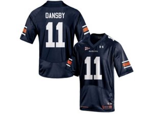 Men\'s Under Armour Karlos Dansby #11 Auburn Tigers College Football Jersey - Navy Blue
