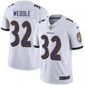 Baltimore Ravens #32 Eric Weddle White Vapor Untouchable Limited Player NFL Jersey