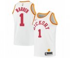 Indiana Pacers #1 T.J. Warren Authentic White Hardwood Classics Basketball Jersey