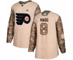 Adidas Philadelphia Flyers #8 Robert Hagg Authentic Camo Veterans Day Practice NHL Jersey