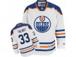 Edmonton Oilers #33 Cam Talbot Authentic White Away NHL Jersey