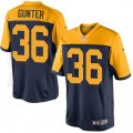 Green Bay Packers #36 LaDarius Gunter Limited Navy Blue Alternate NFL Jersey