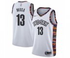 Brooklyn Nets #13 Dzanan Musa Authentic White Basketball Jersey - 2019-20 City Edition