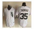 Men Chicago White Sox #35 Frank Thomas White 2016 Official Cool Base Jersey