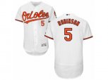 Baltimore Orioles #5 Brooks Robinson White Flexbase Authentic Collection MLB Jersey