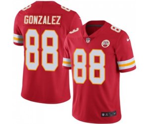 Kansas City Chiefs #88 Tony Gonzalez Red Team Color Vapor Untouchable Limited Player Football Jersey