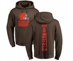 Cleveland Browns #6 Baker Mayfield Brown Backer Pullover Hoodie