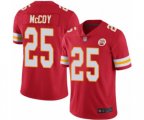 Kansas City Chiefs #25 LeSean McCoy Red Team Color Vapor Untouchable Limited Player Football Jersey