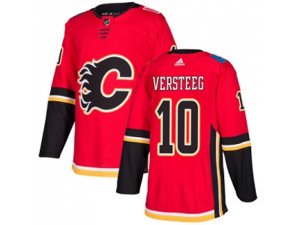 Adidas Calgary Flames #10 Kris Versteeg Red Home Authentic Stitched NHL Jersey