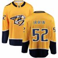 Nashville Predators #52 Matt Irwin Fanatics Branded Gold Home Breakaway NHL Jersey