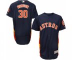 Houston Astros #30 Hector Rondon Navy Blue Alternate Flex Base Authentic Collection MLB Jersey