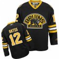 Boston Bruins #12 Adam Oates Authentic Black Third NHL Jersey