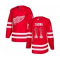 Detroit Red Wings #11 Filip Zadina Authentic Red Drift Fashion NHL Jersey