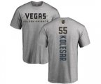Vegas Golden Knights #55 Keegan Kolesar Gray Backer T-Shirt