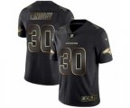 Denver Broncos #30 Phillip Lindsay Black Golden Edition 2019 Vapor Untouchable Limited Jersey